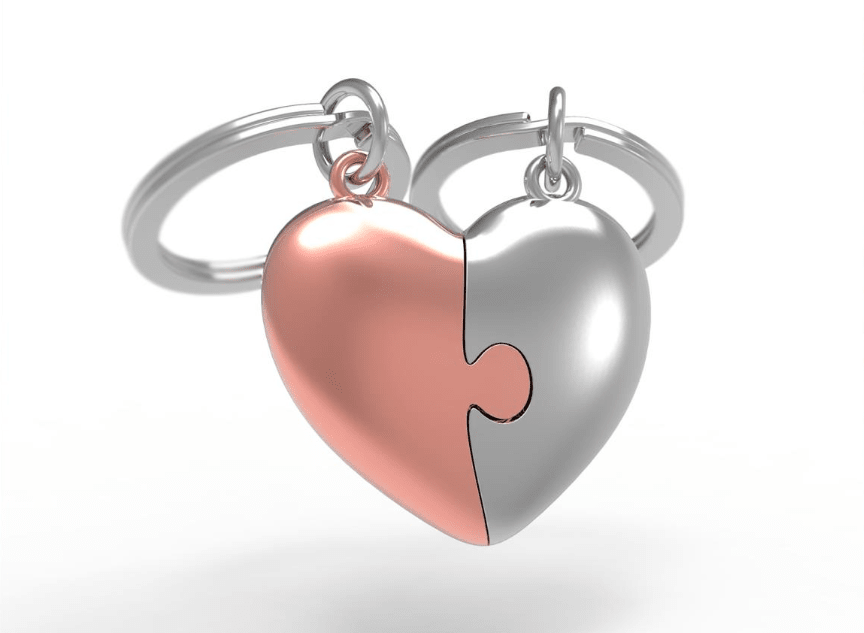 Llavero Metalmorphose Dos Corazones -Eres mi otra mitad (MTM)4