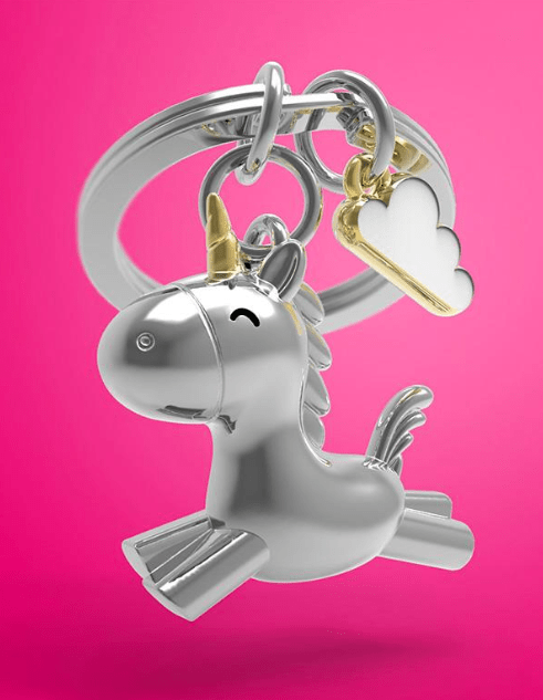 Llavero Metalmorphose Unicornio y nube (MTM)2