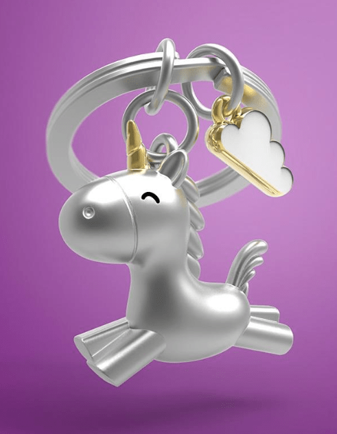 Llavero Metalmorphose Unicornio y nube (MTM)3