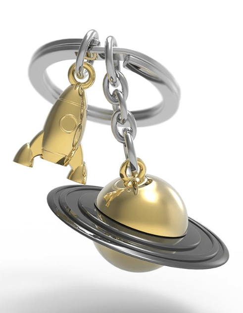 Llavero Metalmorphose Coete y Saturno (MTM)1