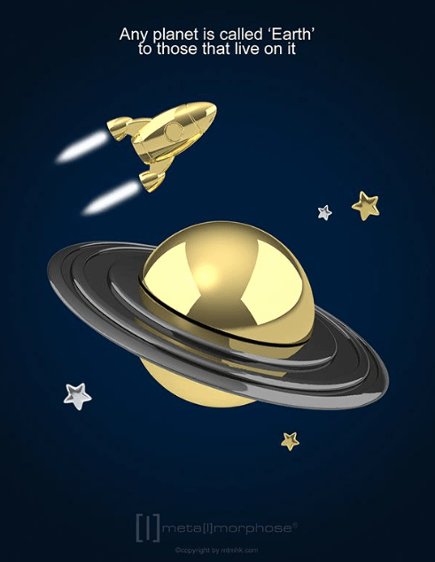 Llavero Metalmorphose Coete y Saturno (MTM)3