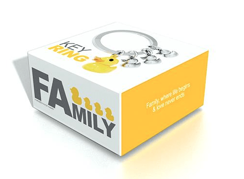 Llavero Metalmorphose Familia Pato (MTM)3