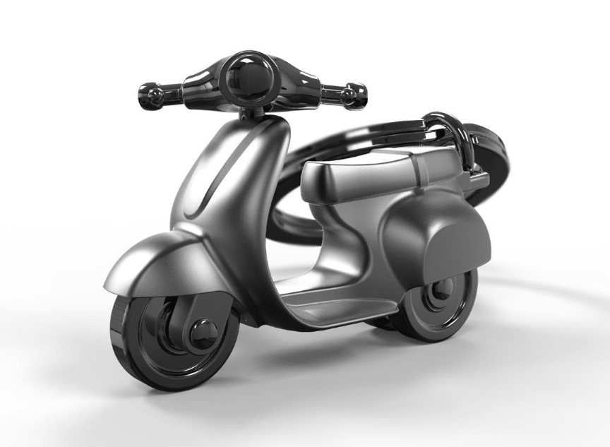 Llavero Metalmorphose Scooter Negra (MTM)1