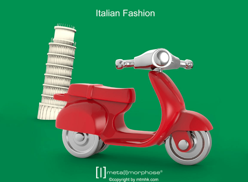 Llavero Metalmorphose Scooter Negra (MTM)3