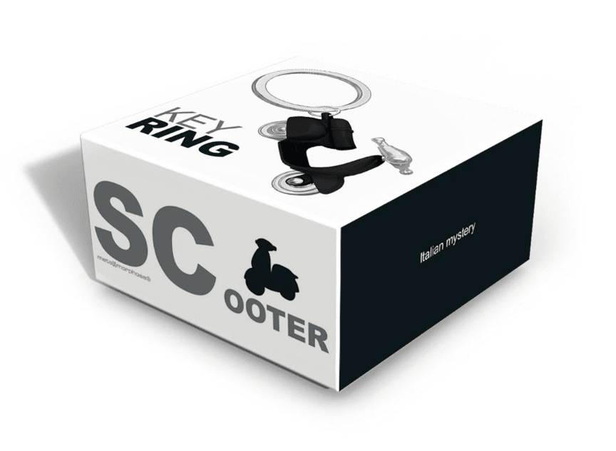 Llavero Metalmorphose Scooter Negra (MTM)4