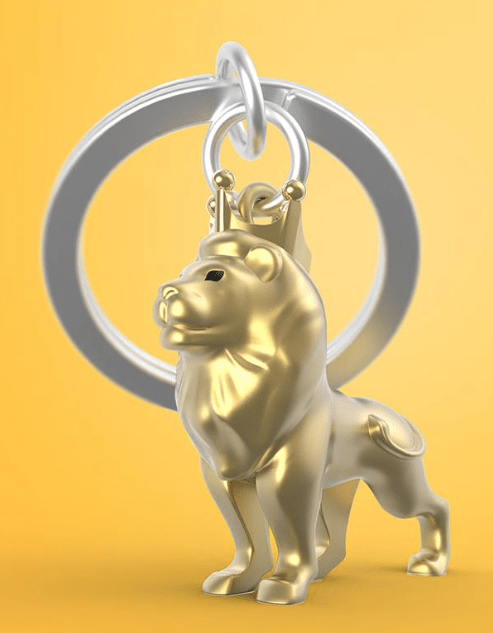 Llavero Metalmorphose León y corona (MTM)2