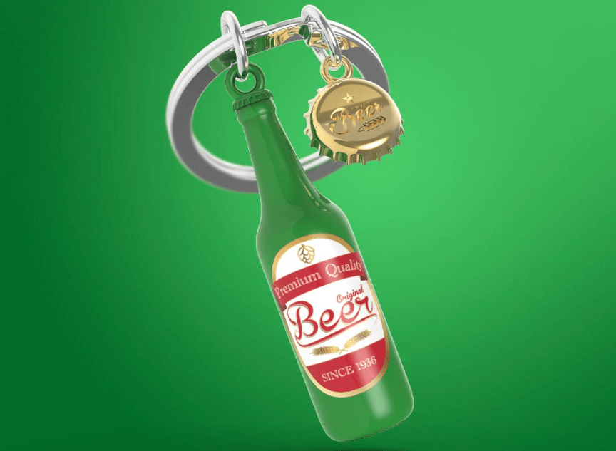 Llavero Metalmorphose Botella de cerveza (MTM)2