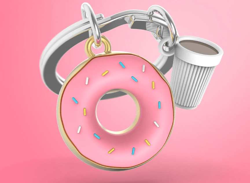 Llavero Metalmorphose Café y Donut (MTM)2