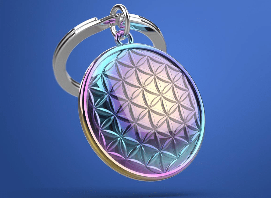 Llavero Metalmorphose Flor de la vida (MTM)2