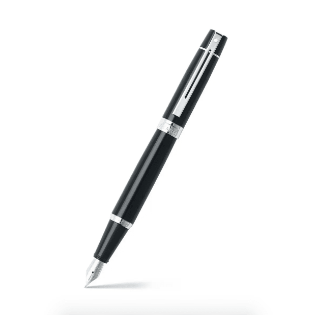 Pluma Fuente Sheaffer Serie_300 Negro Brillante.1