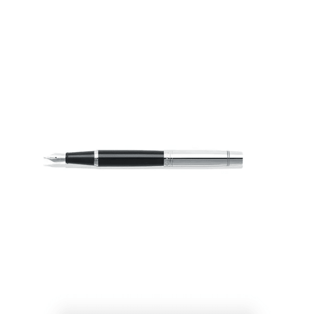 Pluma Fuente Sheaffer Serie 300_Negro Brillante Cromo3