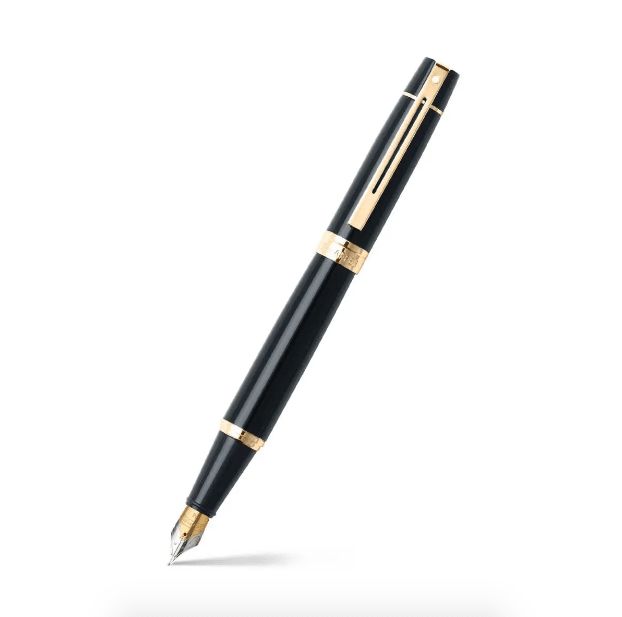 Pluma Fuente Sheaffer Serie 300 Negro Brillante1