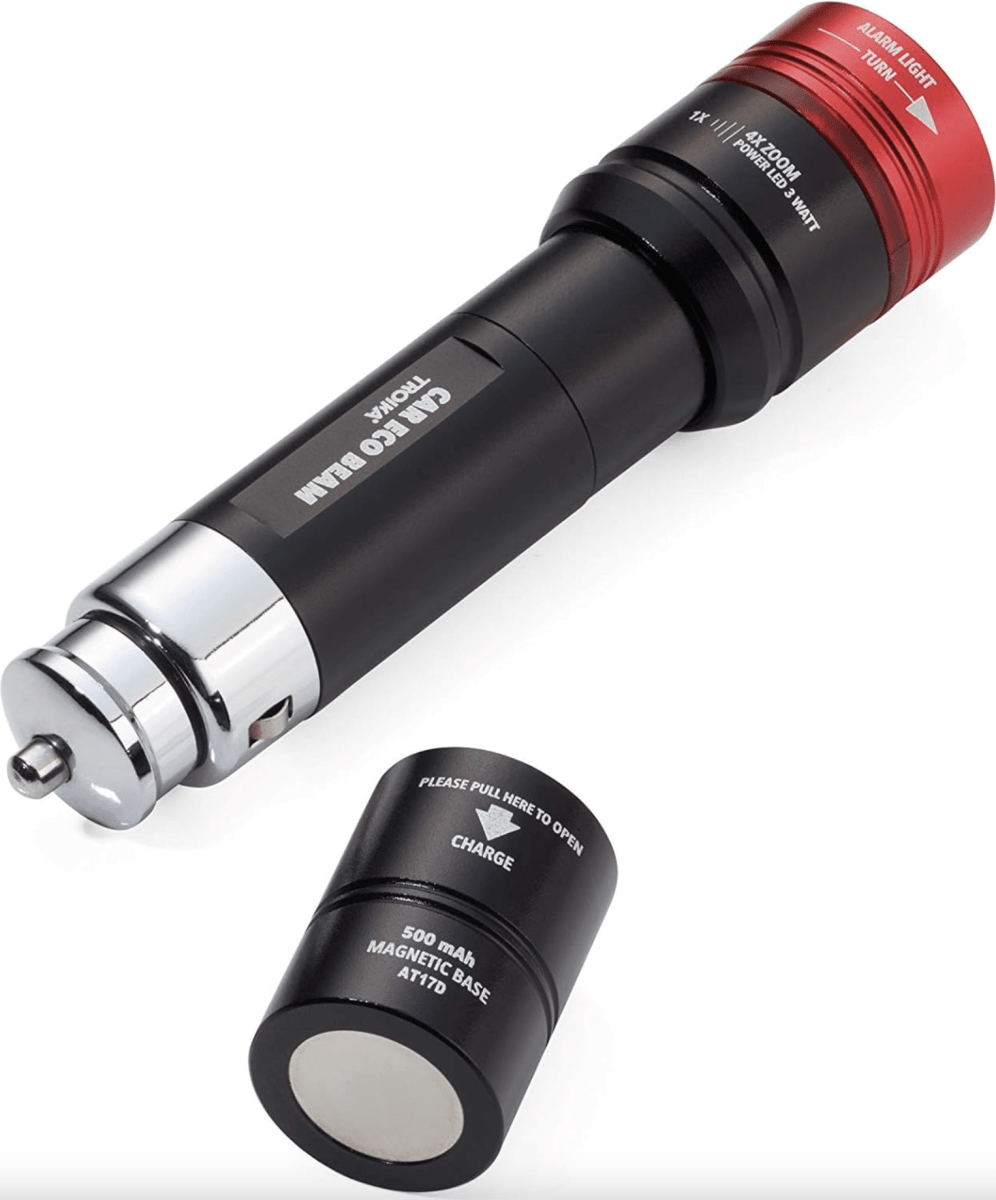 Linterna Troika , luz LED blanca,4