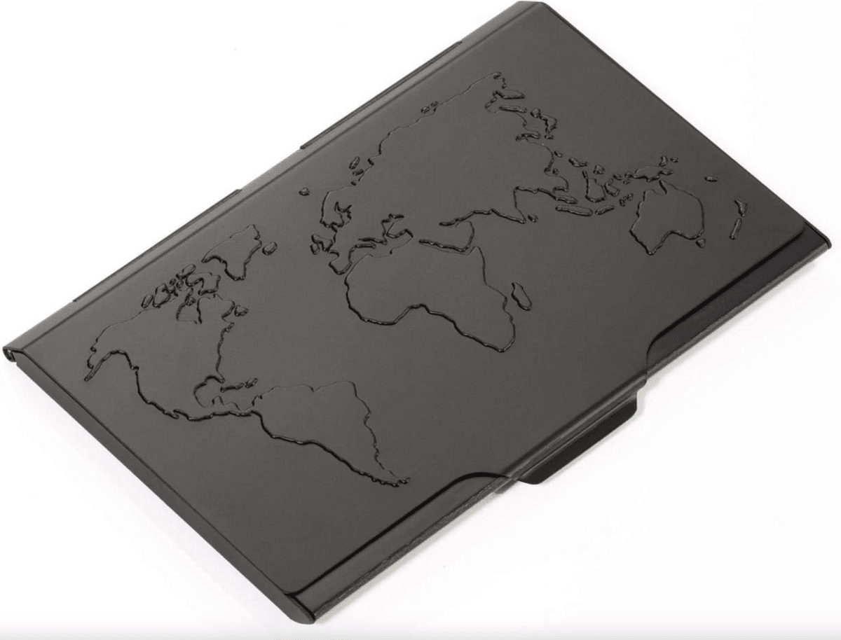 Estuche Troika Para Tarjetas De Visita Contactos Globales2