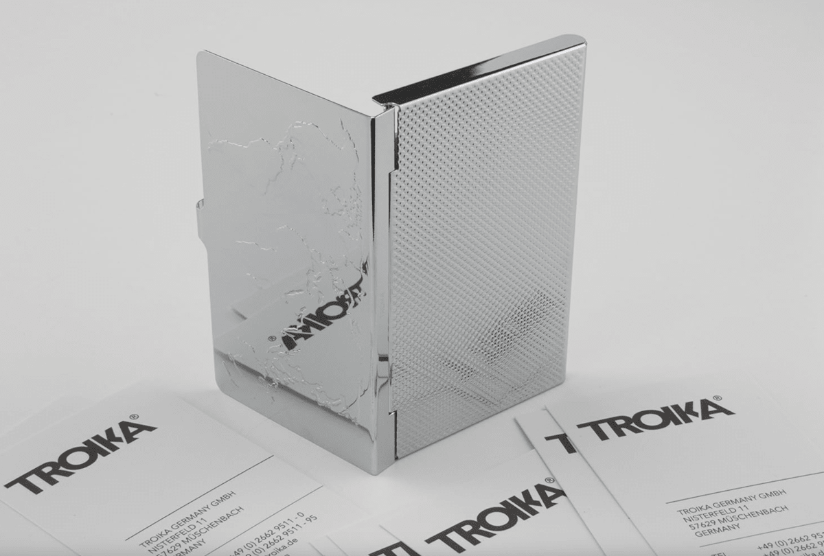 Estuche Troika Para Tarjetas De Visita Mundo De Negocios6