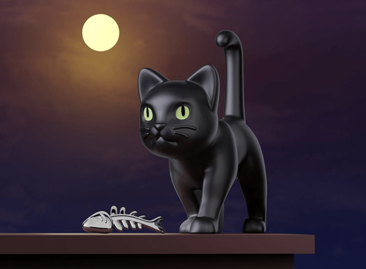 Llavero Metalmorphose Gato Negro4