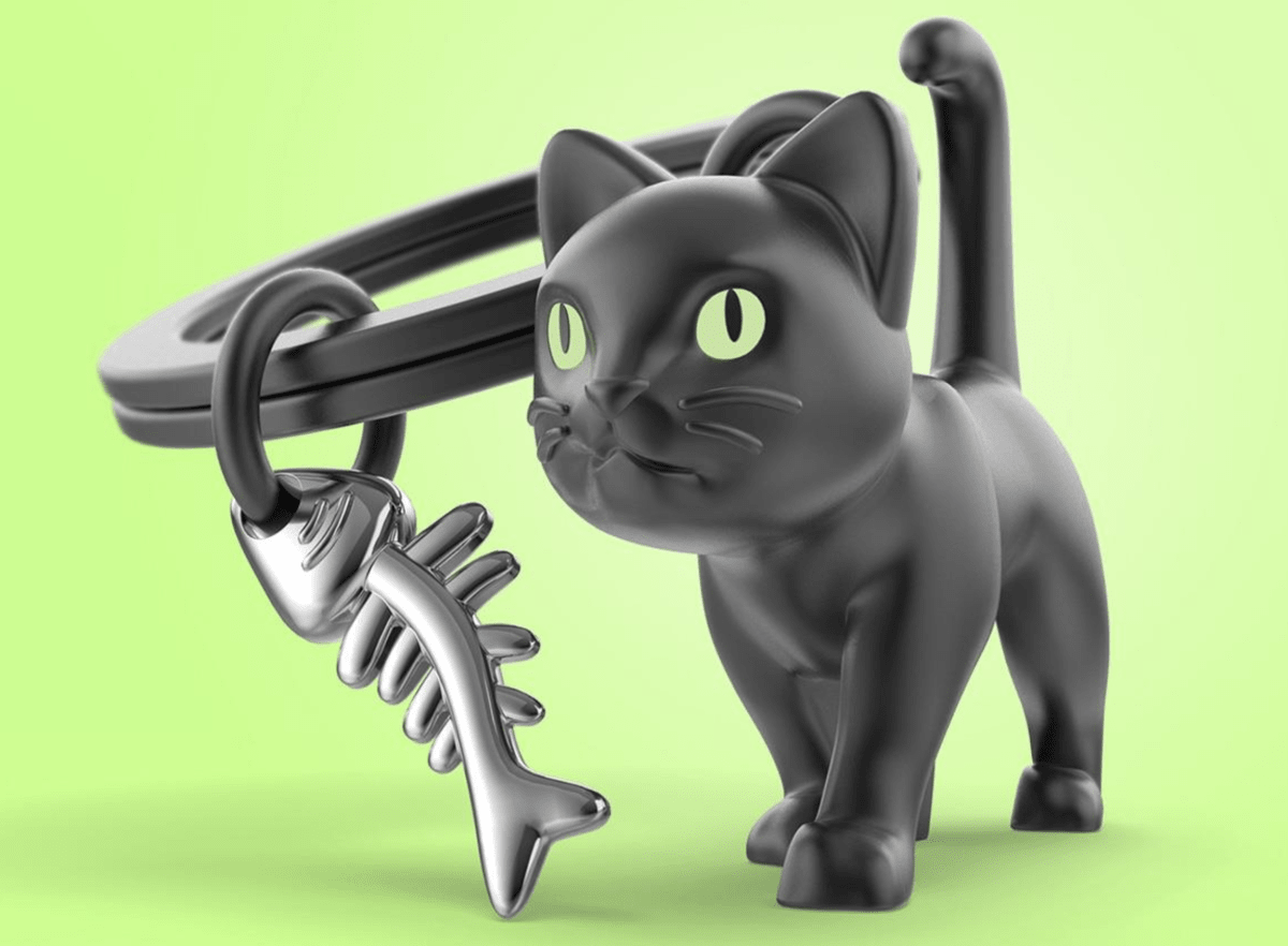 Llavero Metalmorphose Gato Negro3