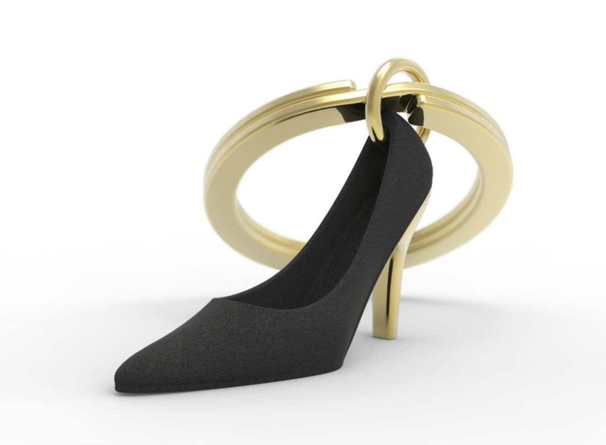 Llavero Metalmorphose Tacón Negro1