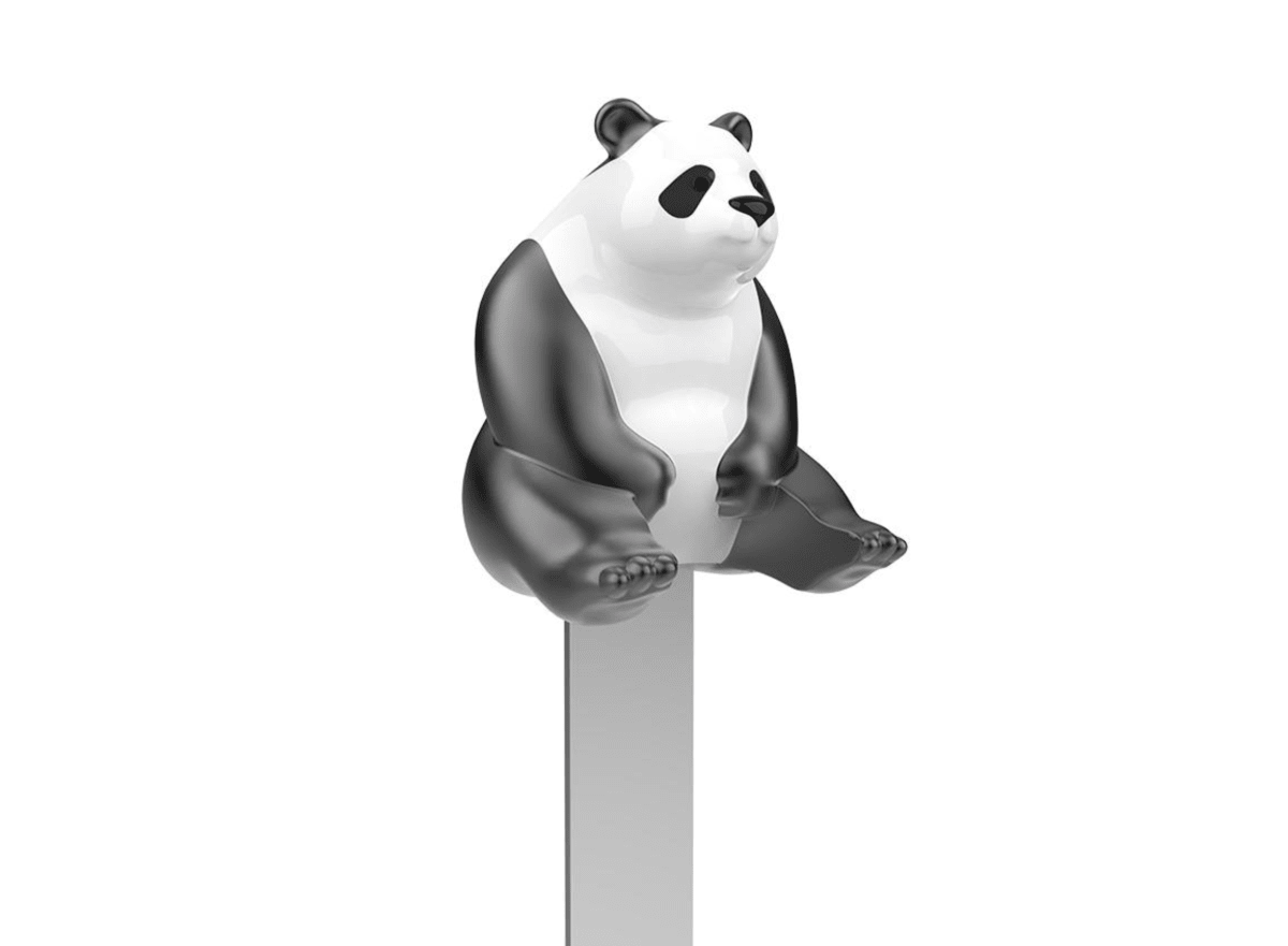 Marcapáginas Metalmorphose Panda1