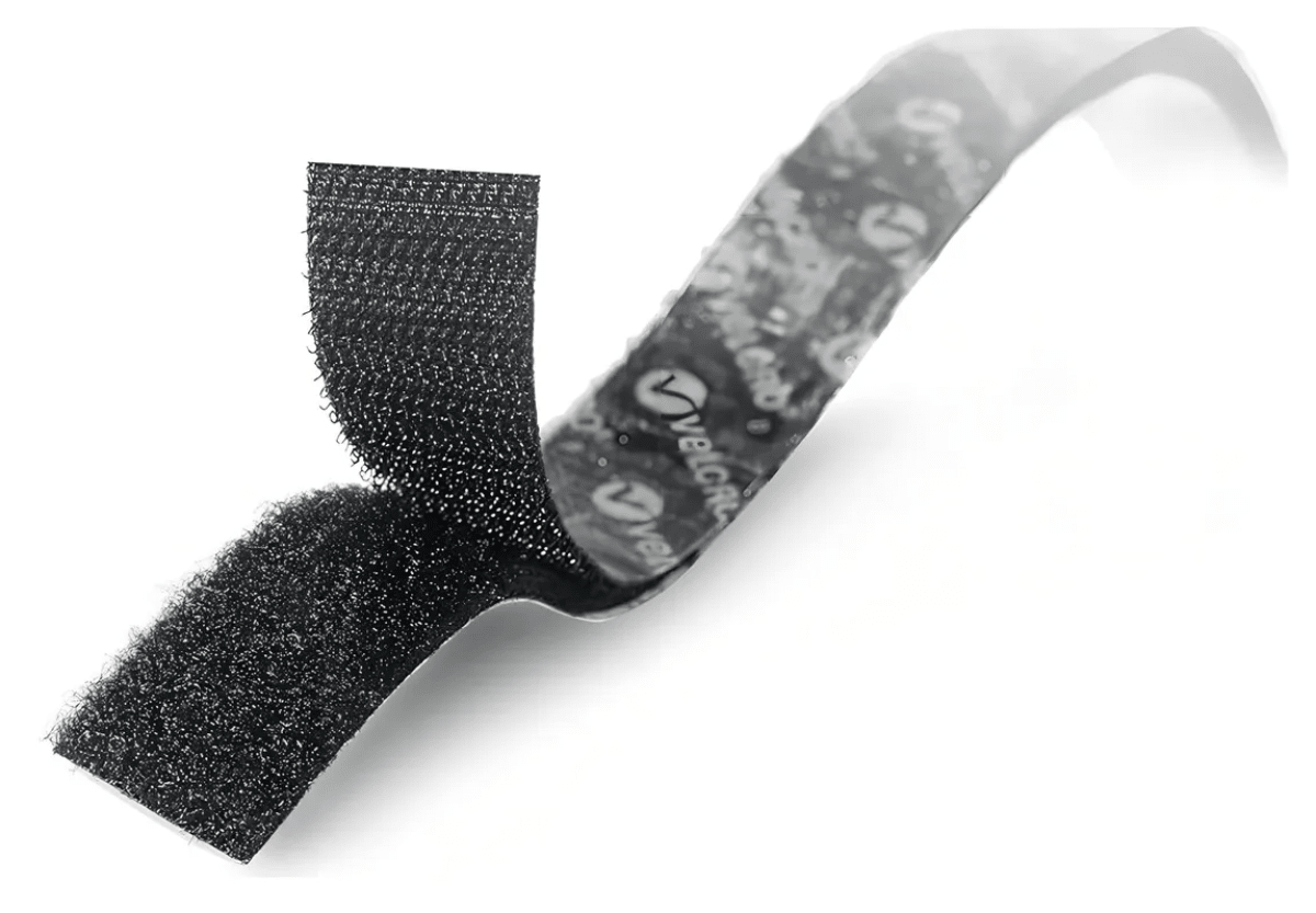 Sujetador Con Adhesivo Rollo 4.6 Mts X 1.9 Cms Negro