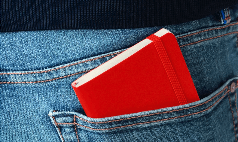 Libreta Pocket leuchtturm1917 Tapa Dura A6 187P Líneas, Ink2