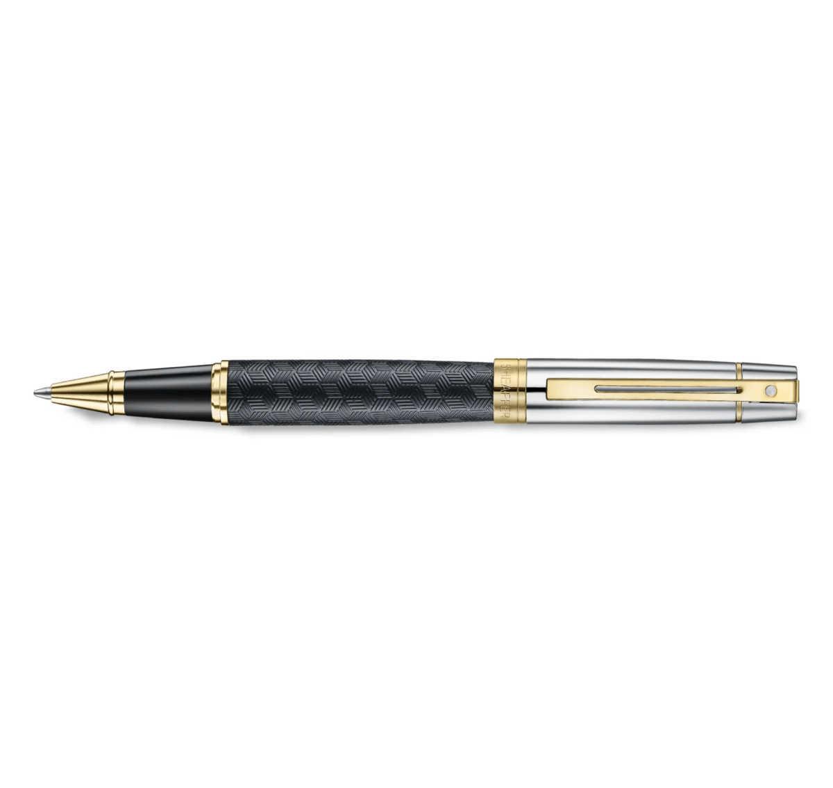 Rollerballs Sheaffer 300 Cuerpo Negro Mate, Cromo Brillante4