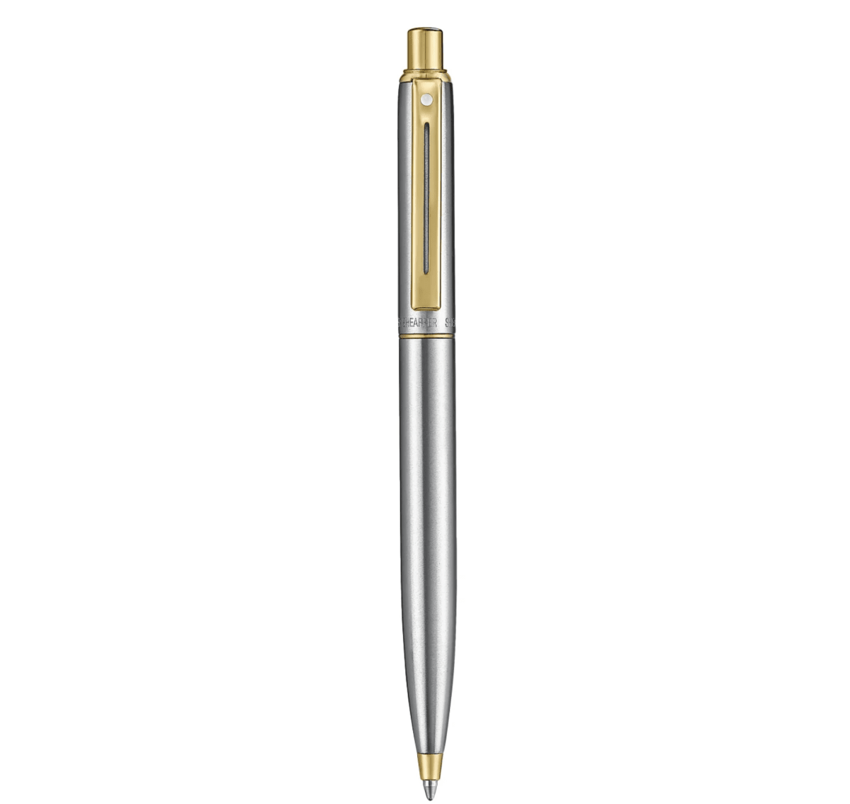 Bolígrafo Sheaffer Sentinel 333 Cuerpo Cromado Adornos Oro5