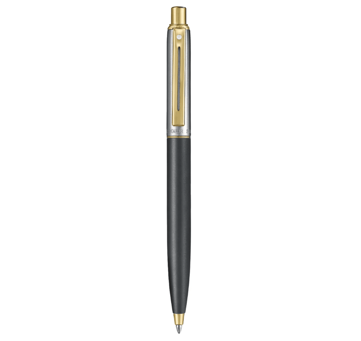 Bolígrafo Sheaffer Sentinel 334 Negro Mate Chapados En Oro6