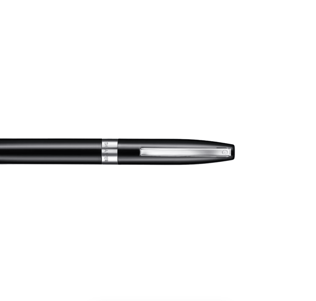 Bolígrafo Sheaffer Legacy 9064 Negro Y Adornos Cromados4