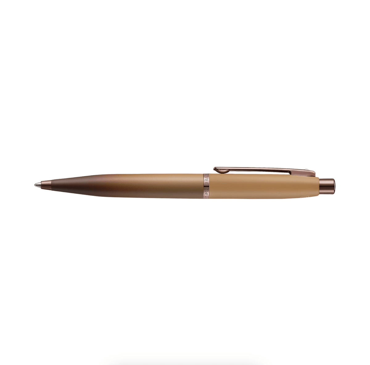 Set Bolígrafo Sheaffer VFM Café Edición Marrón Mate Con Ribetes con Cuaderno5