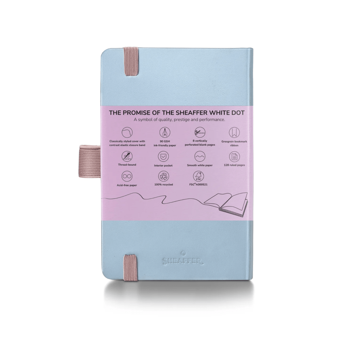 Set Bolígrafo Sheaffer Expressions 100 Degradado Perlado Con Cuaderno9