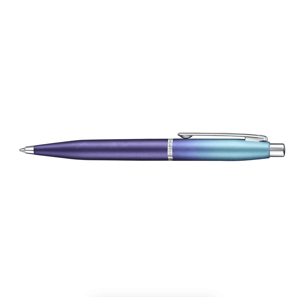 Set Bolígrafo Sheaffer Expressions VFM 9430 Azul Degradado Con Zip Morado Metalizado Cch5