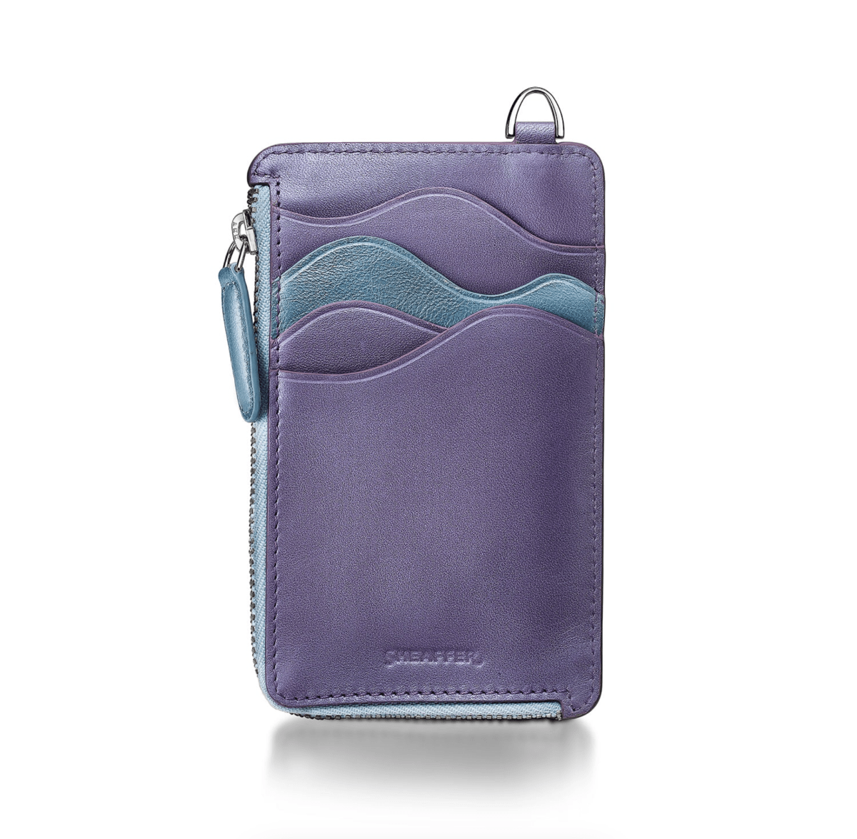 Set Bolígrafo Sheaffer Expressions VFM 9430 Azul Degradado Con Zip Morado Metalizado Cch8