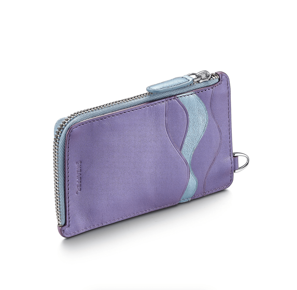 Set Bolígrafo Sheaffer Expressions VFM 9430 Azul Degradado Con Zip Morado Metalizado Cch10