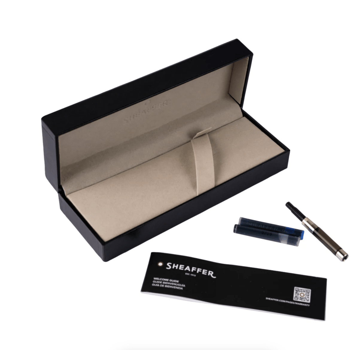 Pluma Fuente Sheaffer Serie 300 Laca Verde. Mate6