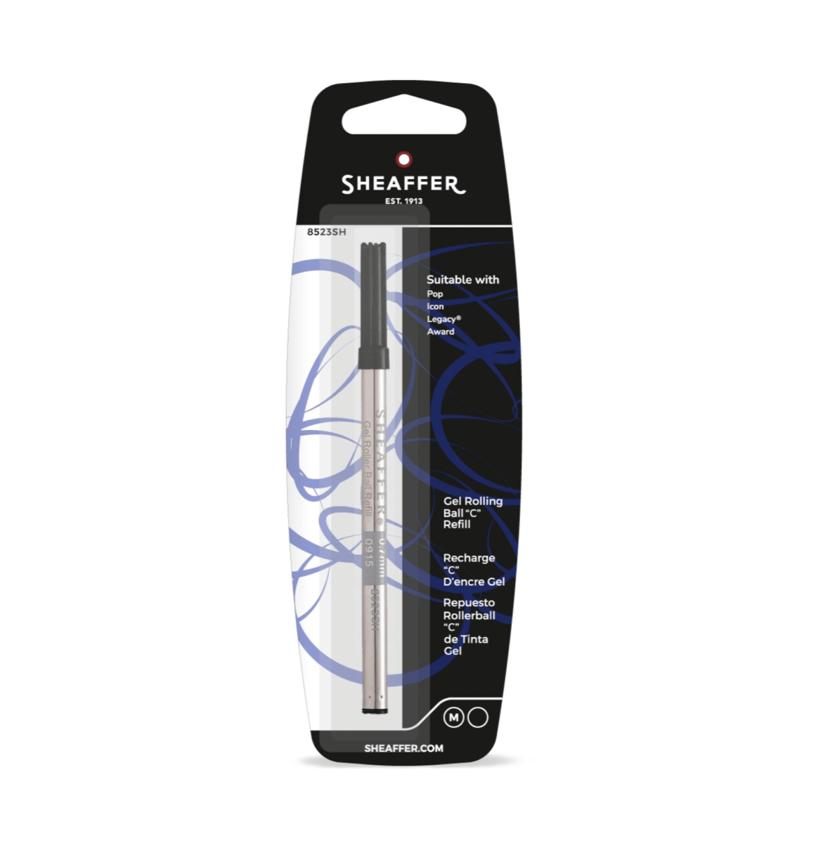 Repuesto Sheaffer Para Rollerball Negro Award