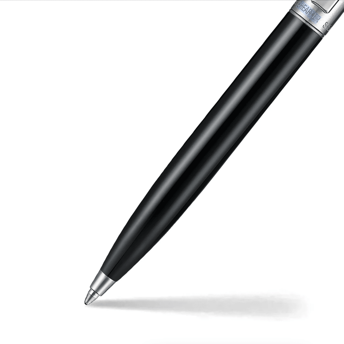 Sheaffer Sentinel 332 Negro Brillante Con Adornos Cromados2