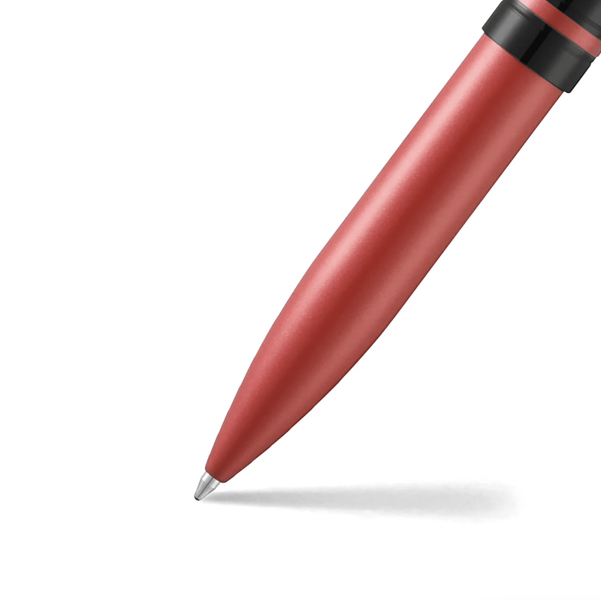 Bolígrafo Sheaffer Icon E9111-K Rojo Metálico Con Adornos Negros2