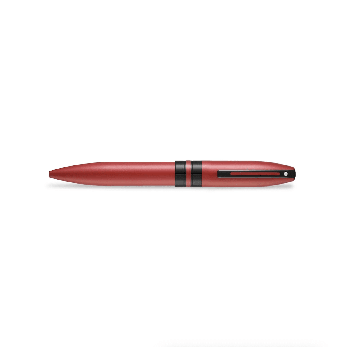 Bolígrafo Sheaffer Icon E9111-K Rojo Metálico Con Adornos Negros3