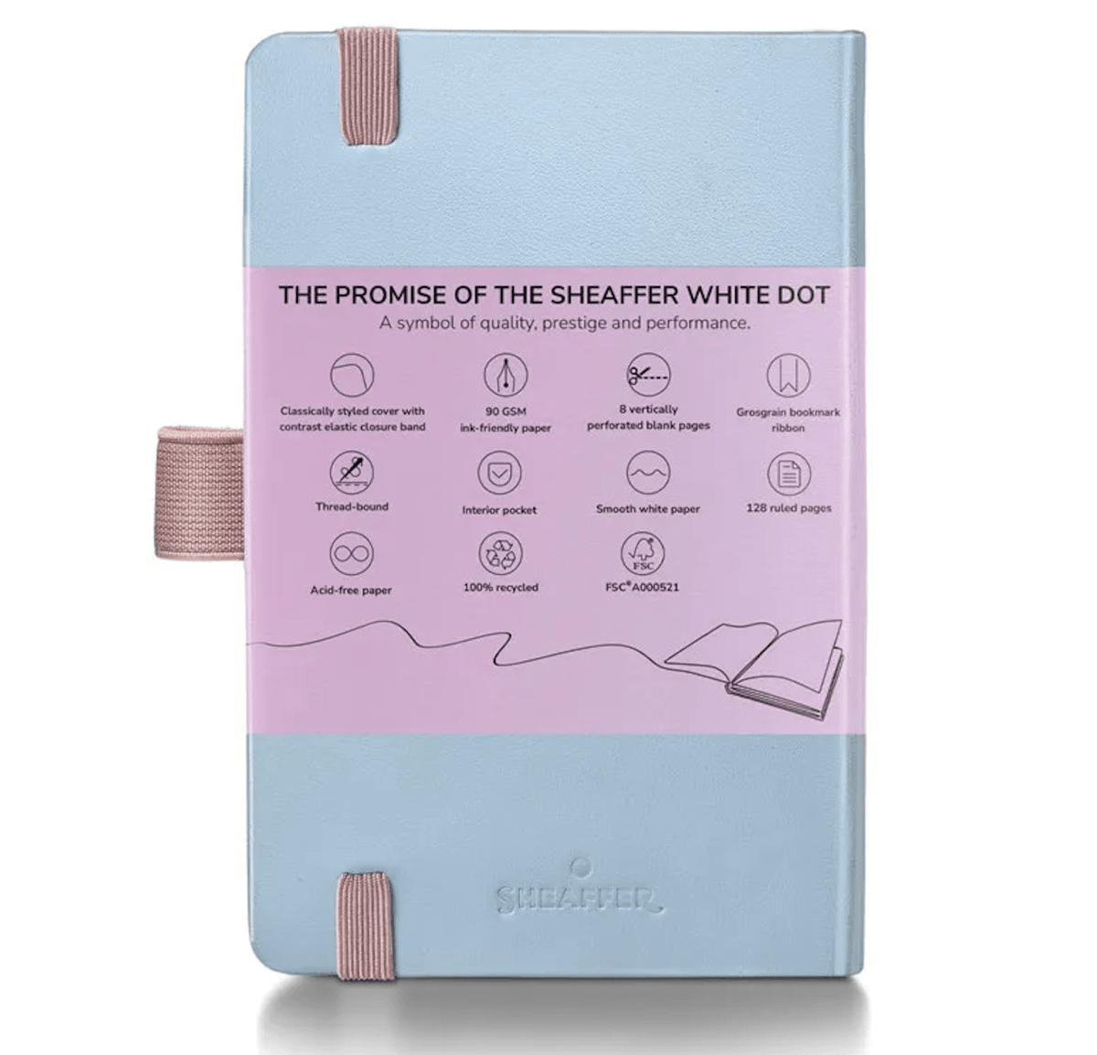 GIFTSET SHEAFFER EXPRESSIONS100 PEARLISED GRADIENT CHROME4