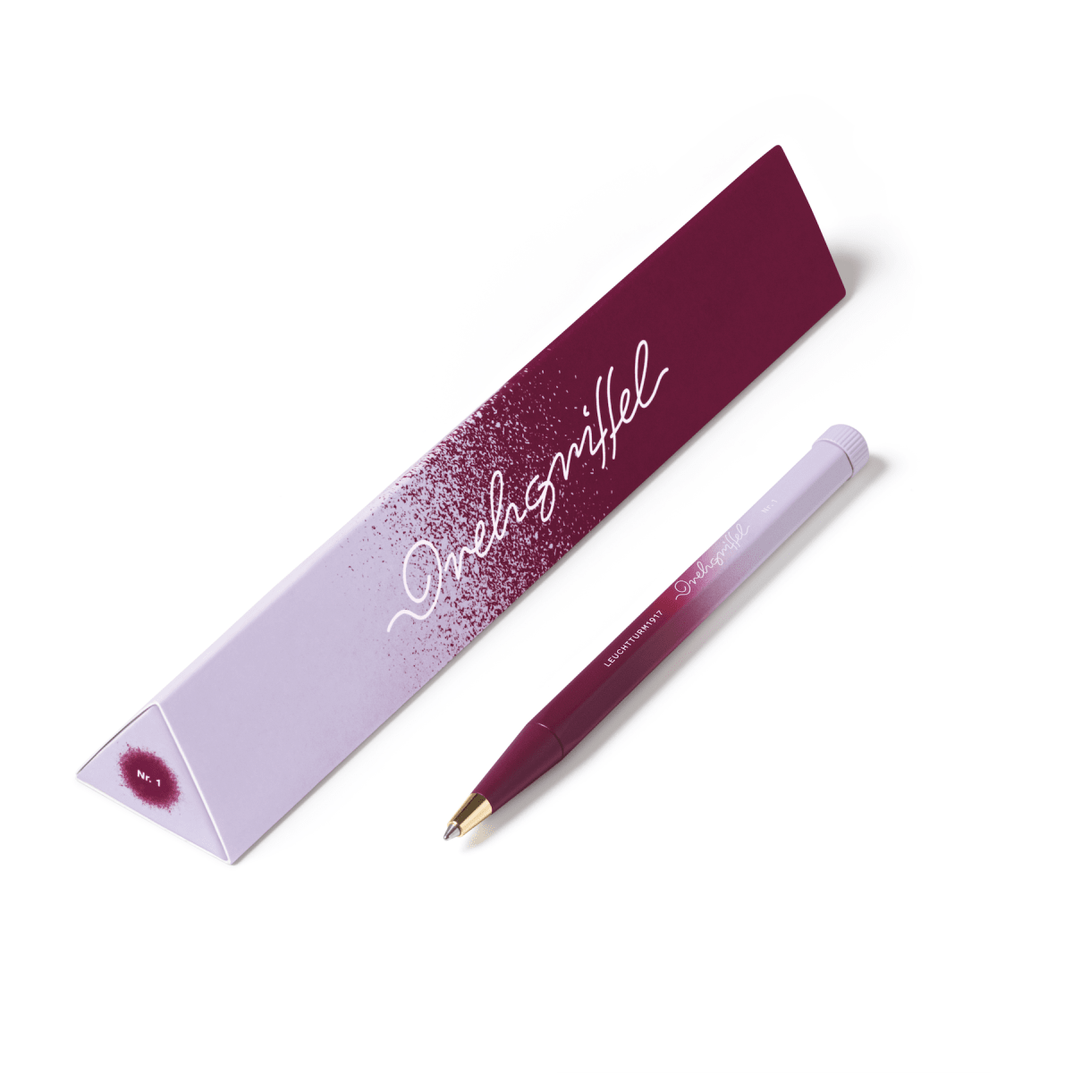 Bolígrafo Drehgriffel Nr. 1 Port Red/Lilac Gradient Edition2