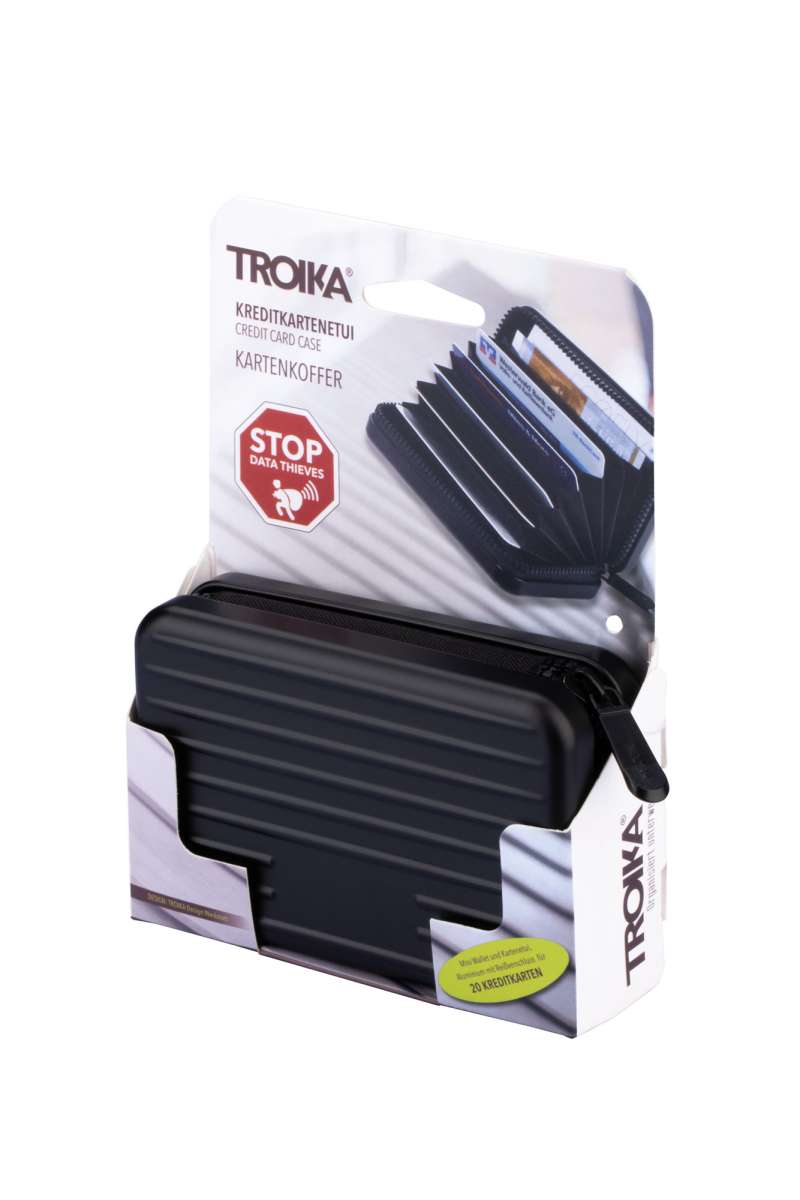 Estuche para tarjetas de crédito TROIKA KARTENKOFFER negro6