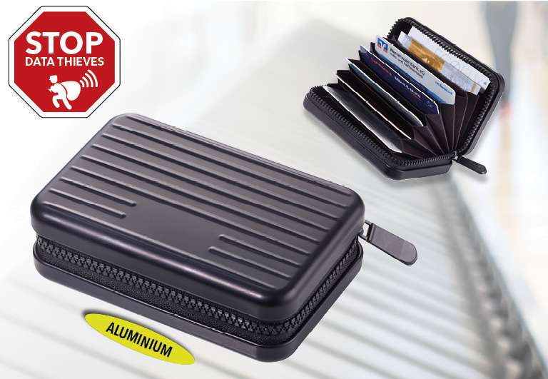 Estuche para tarjetas de crédito TROIKA KARTENKOFFER negro5