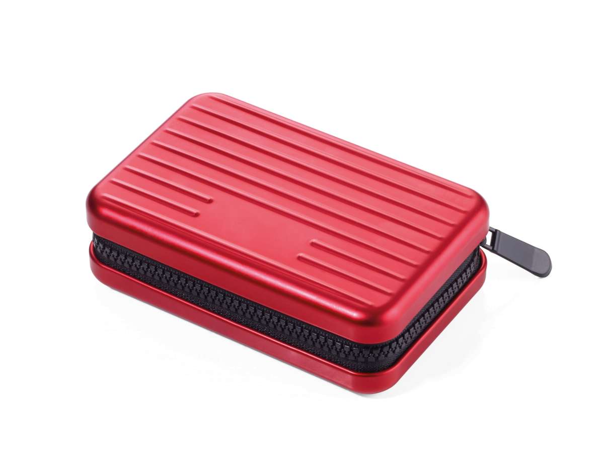 Estuche para tarjetas de crédito TROIKA KARTENKOFFER rojo1