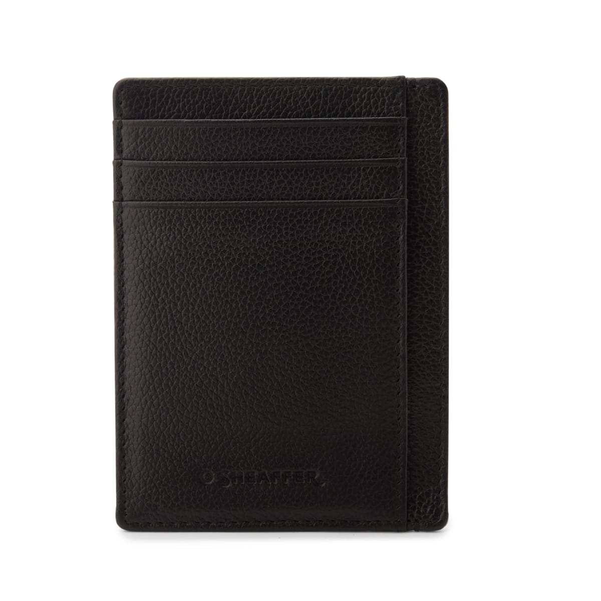 Bolígrafo Sheaffer S300 Negro brillante CT + Portatarjetas C2