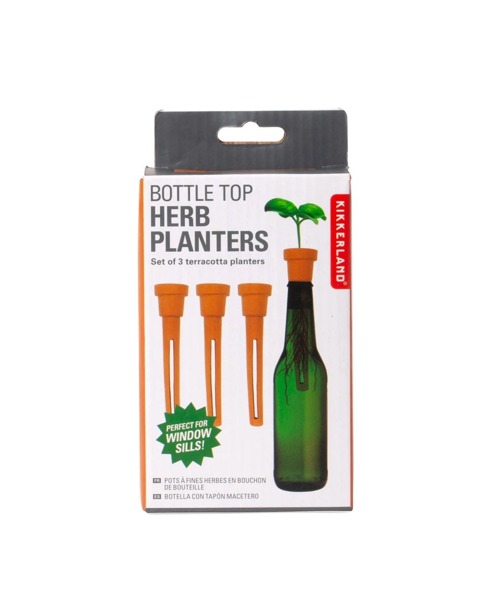 Tapa Kikkerland De Botella Macetas2