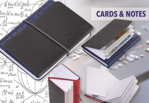 Mini Block de Notas Troika y Tarjetero Marca Troika Color azul3