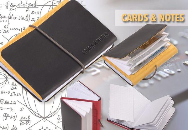 Mini Block de Notas Troika y Tarjetero Color Amarillo3