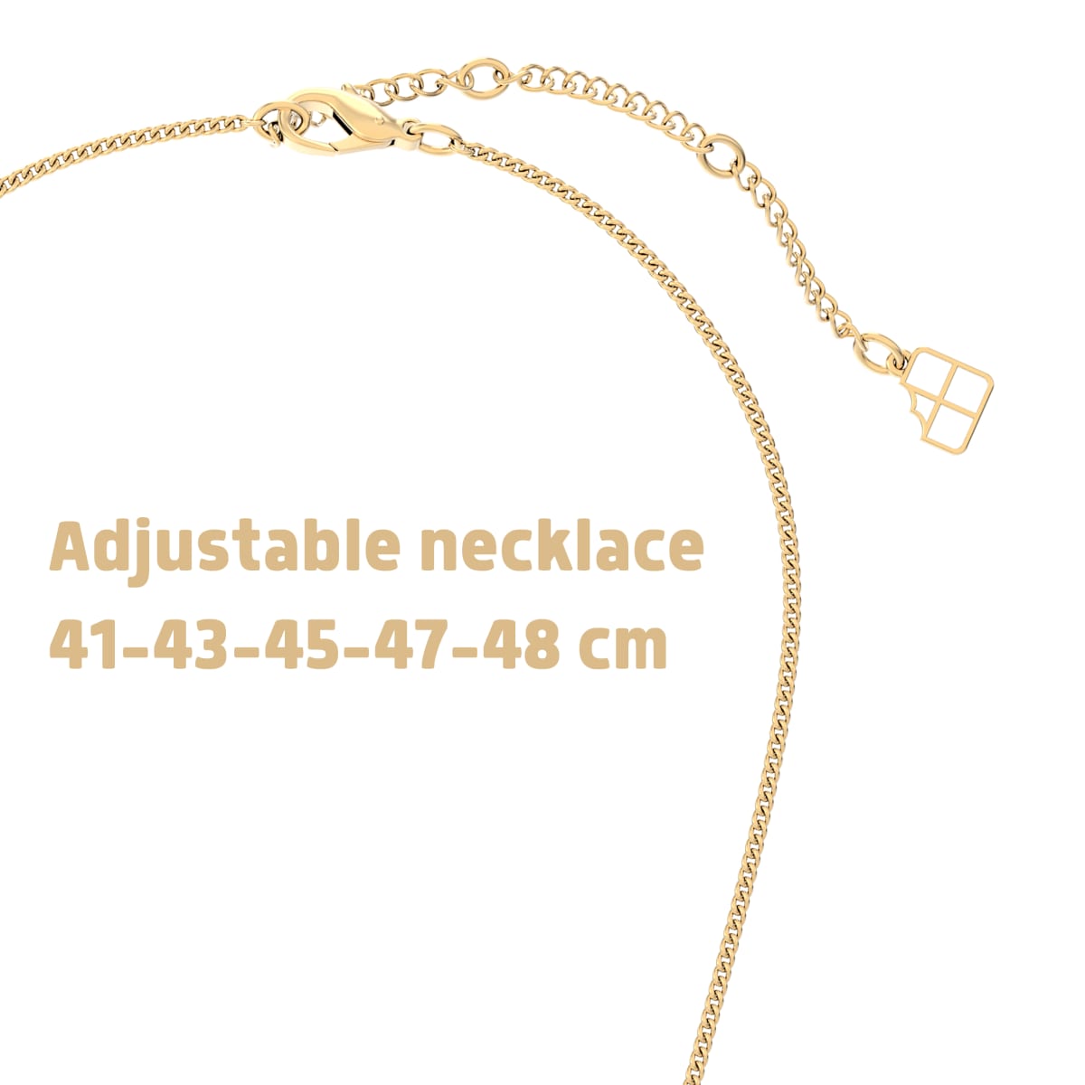 CHOCLI Collar con Baño18k Corazones Dobles4