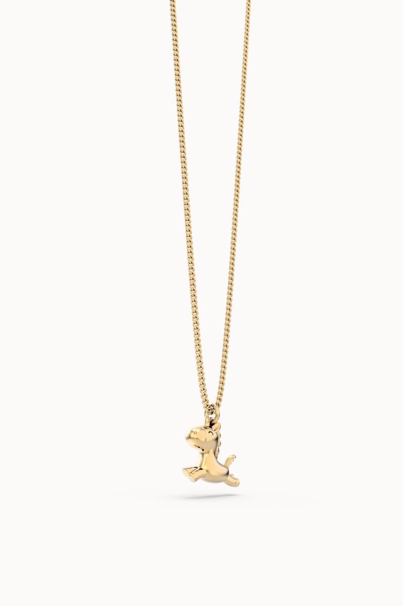 CHOCLI Collar con Baño18k Unicornio6